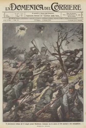 Der italienische Gegenangriff vom 14. Mai bei Monfalcone, endete mit der Gefangennahme von 254